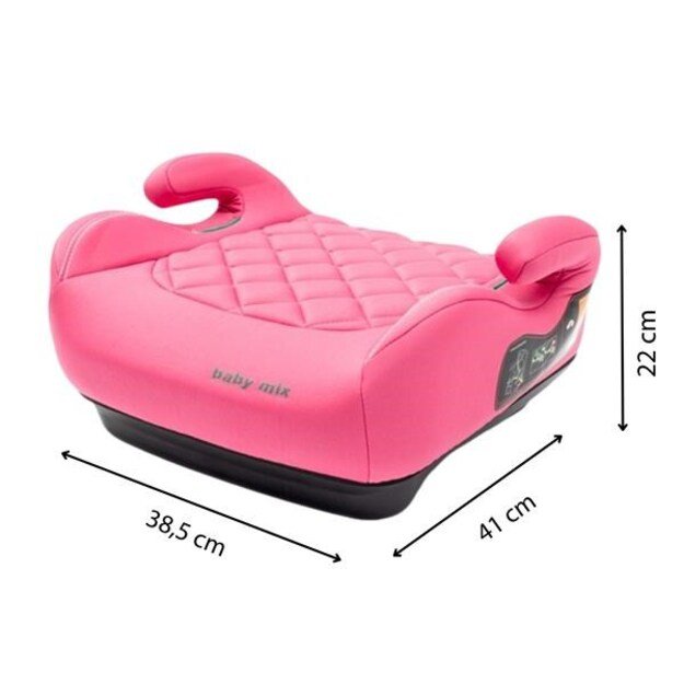 Automobilinė kėdutė BABY MIX HERO I-SIZE rožinė 5
