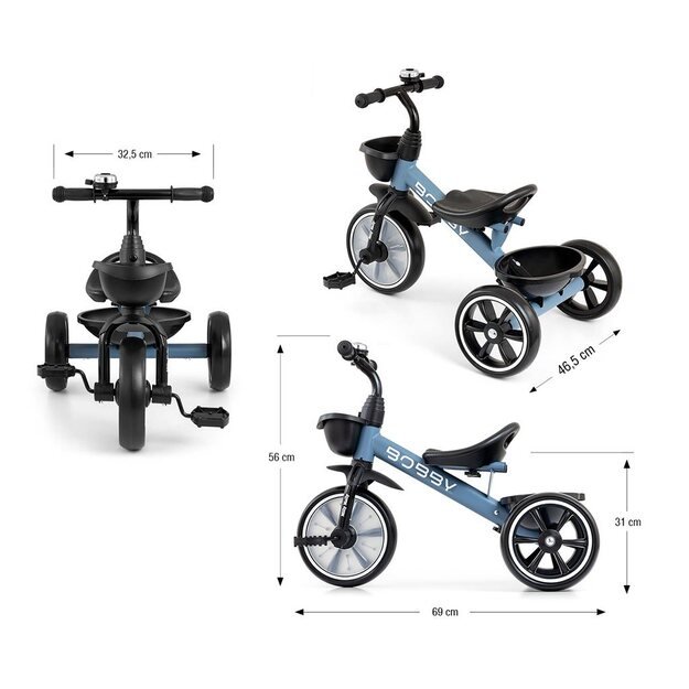 Baby Bike triratukas Milly Mally Bobby Denim