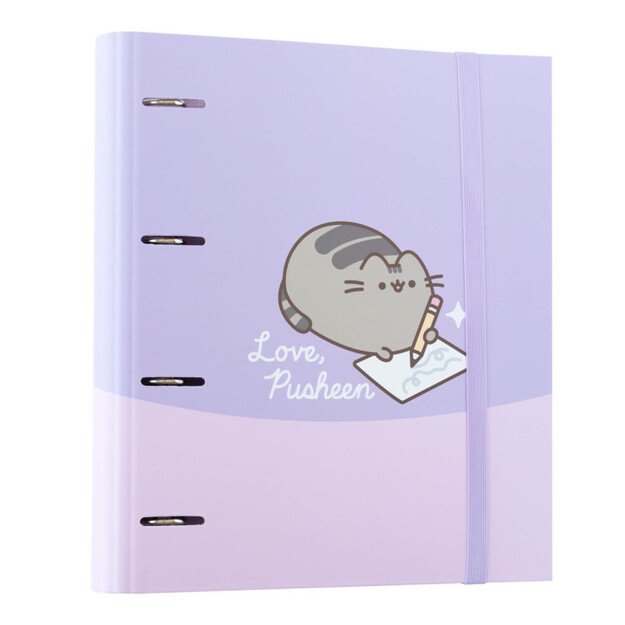 Pusheen - A4 segtuvas iš Moments Collection (4 žiedai, elastinė juosta) 1