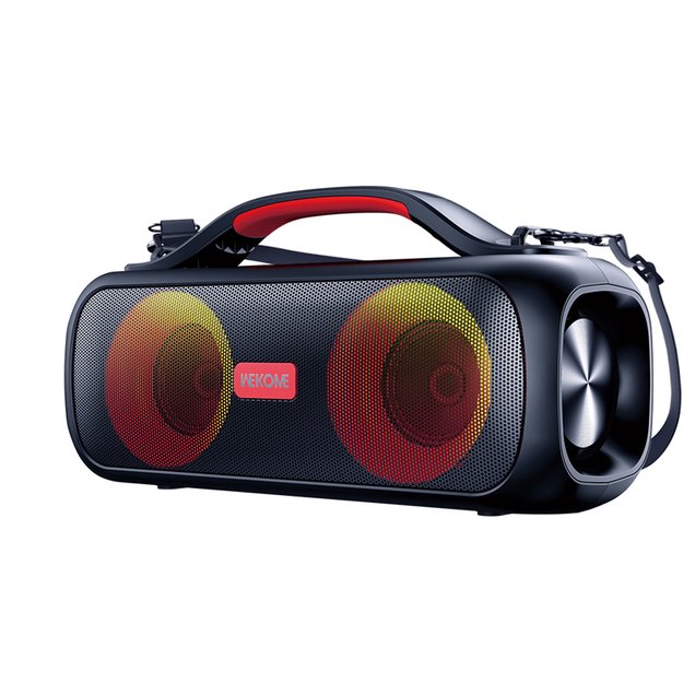 WEKOME D38 Yinla serija – V5.0 30W RGB LED nešiojamasis belaidis Bluetooth garsiakalbis (juodas) 13