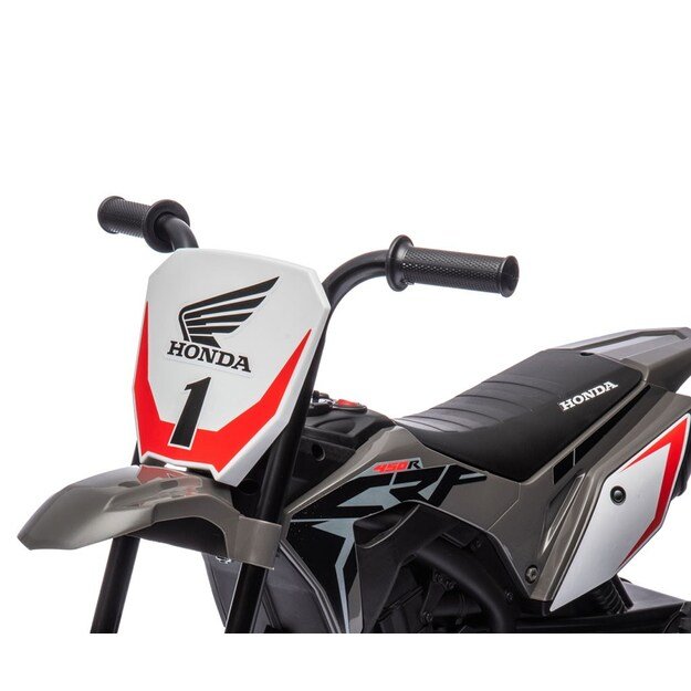 Milly Mally Honda CRF 450R elektrinis motociklas pilkos spalvos