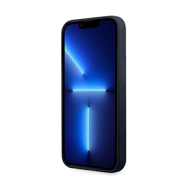 BMW Silicone Signature Llogo – dėklas, skirtas iPhone 13 Pro Max (tamsiai mėlynas)