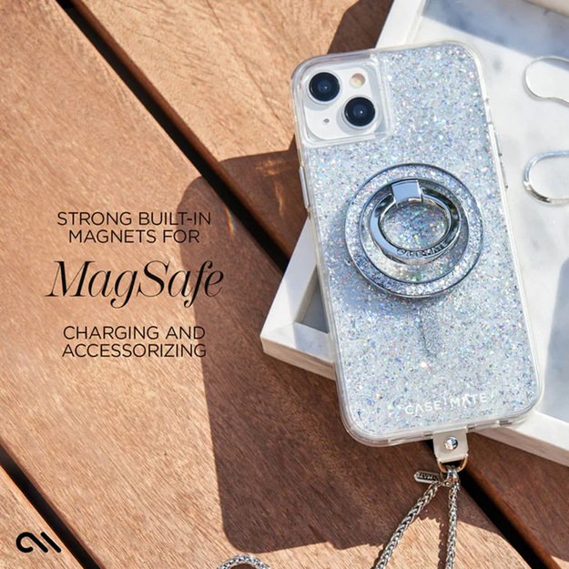„Case-Mate Twinkle MagSafe“ – „iPhone 15 Plus“ dėklas (diskotekos spalvos)