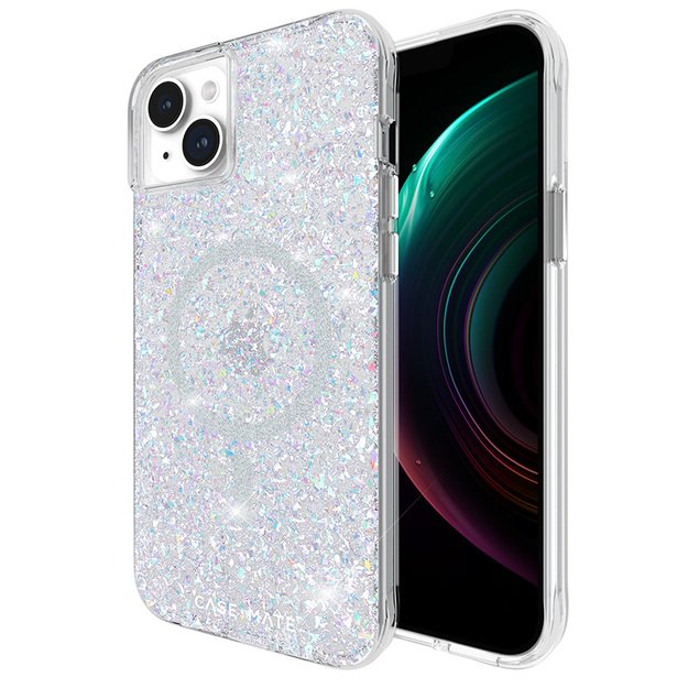 „Case-Mate Twinkle MagSafe“ – „iPhone 15 Plus“ dėklas (diskotekos spalvos)