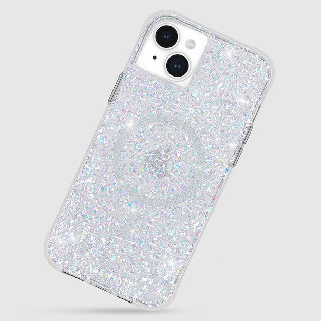 „Case-Mate Twinkle MagSafe“ – „iPhone 15 Plus“ dėklas (diskotekos spalvos)