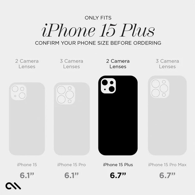 „Case-Mate Twinkle MagSafe“ – „iPhone 15 Plus“ dėklas (diskotekos spalvos)