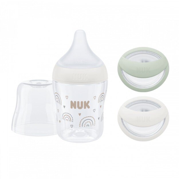 NUK Perfect Match kūdikių buteliukų dovanų rinkinys naujagimiui, 150 ml