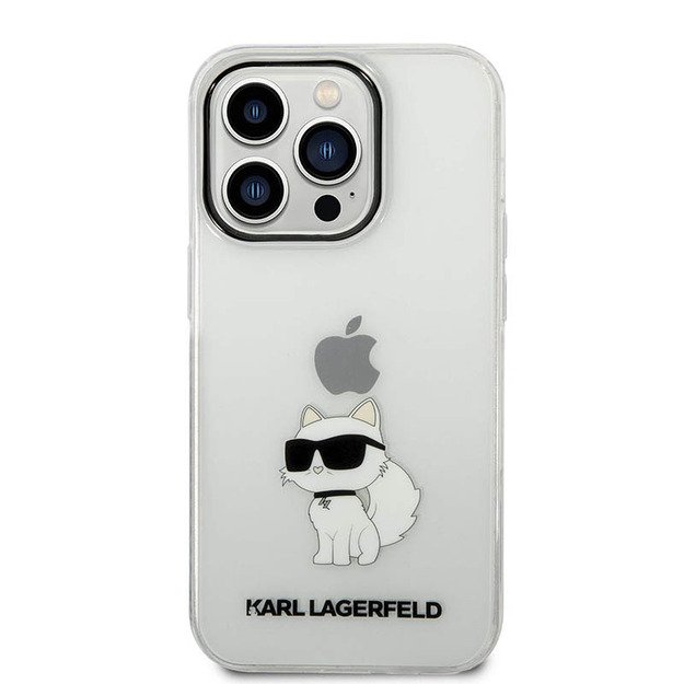 „Karl Lagerfeld IML NFT Choupette“ dėklas, skirtas „iPhone 14 Pro Max“ (skaidrus)