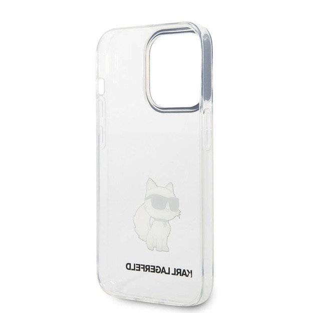 „Karl Lagerfeld IML NFT Choupette“ dėklas, skirtas „iPhone 14 Pro Max“ (skaidrus)