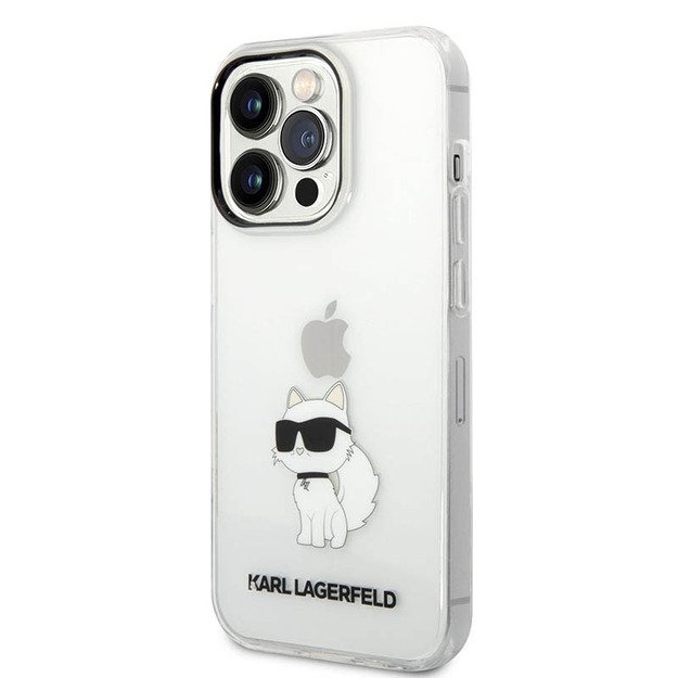 „Karl Lagerfeld IML NFT Choupette“ dėklas, skirtas „iPhone 14 Pro Max“ (skaidrus)