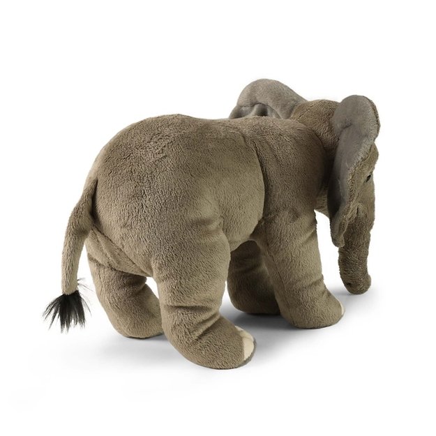 Pliušinis žaislas „Rappa“ – realistiškas afrikinis dramblys, 28 cm, ekologiškas