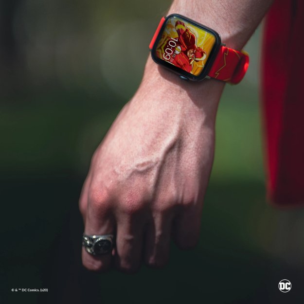 DC Comics – apyrankė, skirta Apple Watch 38/40/41/42/44/45/49 mm (Flash Tactical)