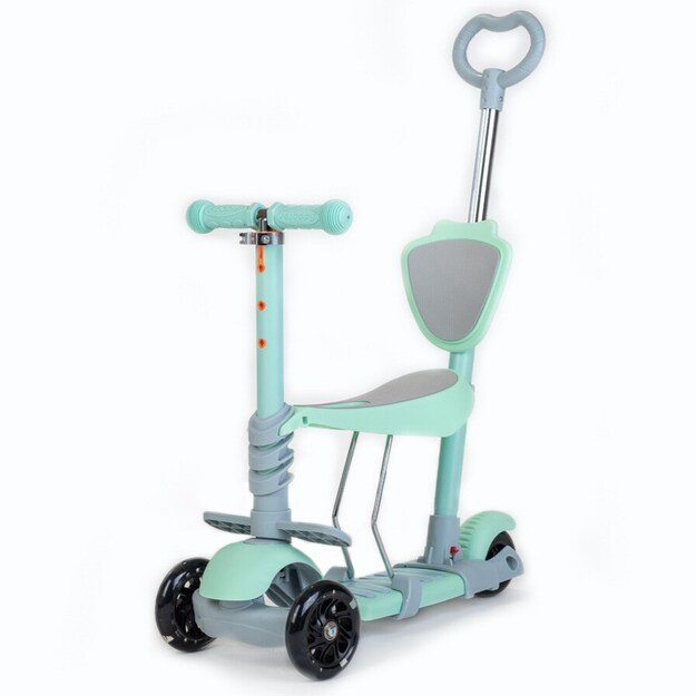 Vaikiškas triratis paspirtukas 3in1 Baby Mix Multi blue