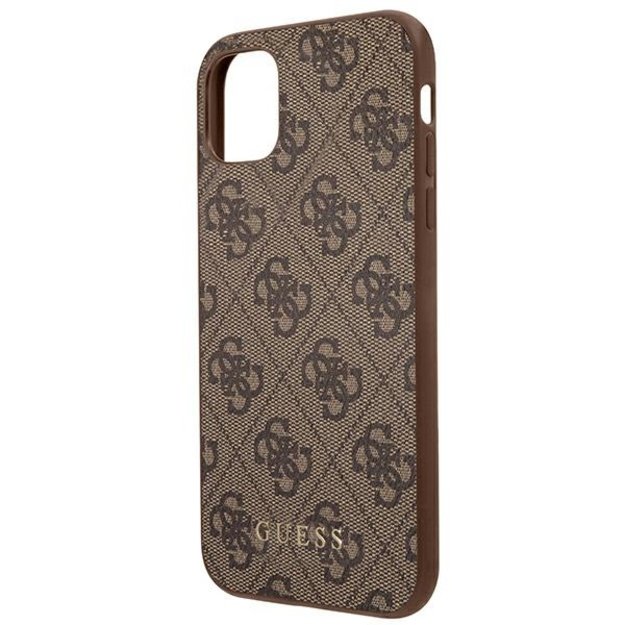 „Guess 4G Metal Gold Logo“ dėklas, skirtas „iPhone 11“ (rudas) 3