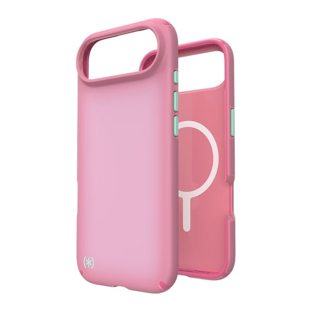 „Speck Presidio Lux MagSafe“ – „iPhone 17 Air“ dėklas (ibis rožinis / tamsiai ibis / „Canon“ žalias) 8