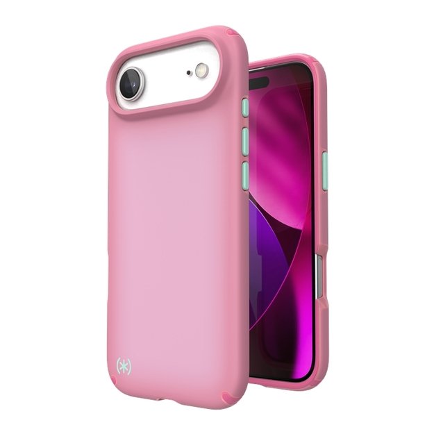 „Speck Presidio Lux MagSafe“ – „iPhone 17 Air“ dėklas (ibis rožinis / tamsiai ibis / „Canon“ žalias) 16
