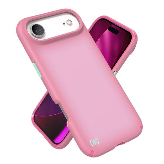 „Speck Presidio Lux MagSafe“ – „iPhone 17 Air“ dėklas (ibis rožinis / tamsiai ibis / „Canon“ žalias) 2