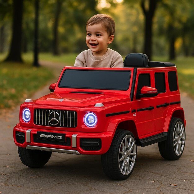Elektrinis automobilis Baby Mix Mercedes-Benz G63 AMG raudonas 4