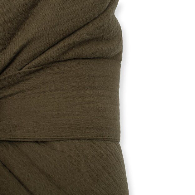 Muslin Lace-up Wrap New Baby olive 2