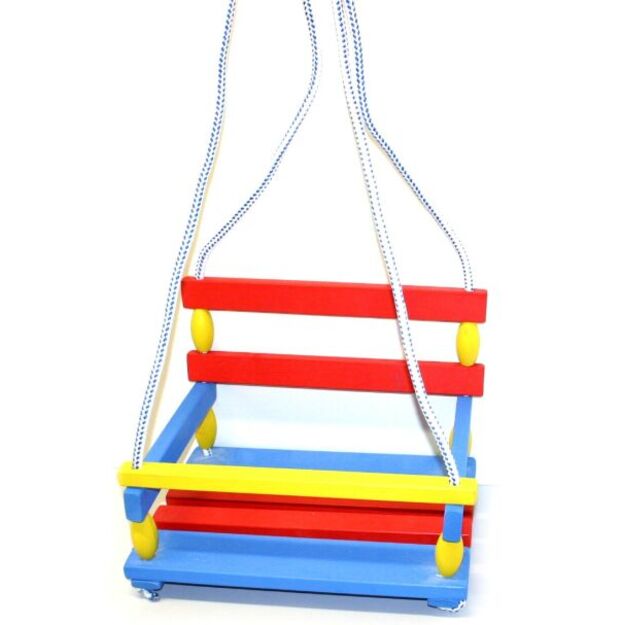 the wooden coloured swing 1