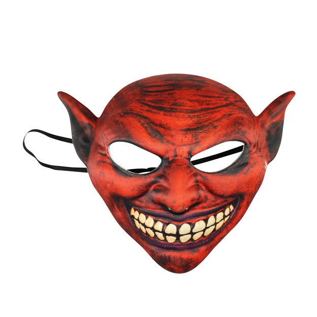 Devil textile mask for adults