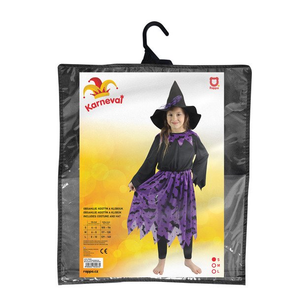 Vaikiškas kostiumas - šikšnosparnio ragana (S) 2