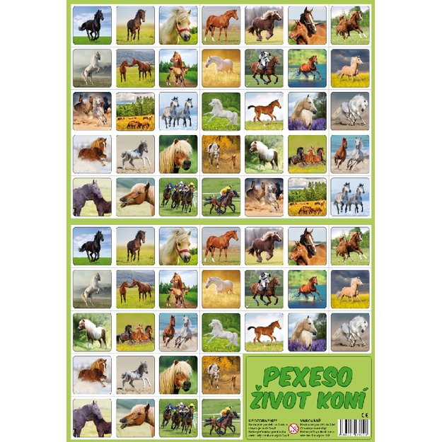 „Pexeso“ atminties žaidimas – arklys 1