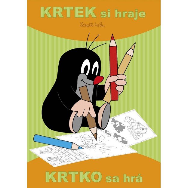 A4 formato spalvinimo knygelė Kurmis žaidžia 1