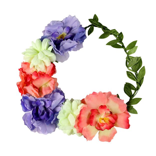 Flower wreath headband for adults 1