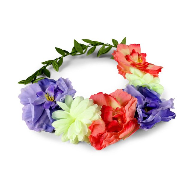 Flower wreath headband for adults 3