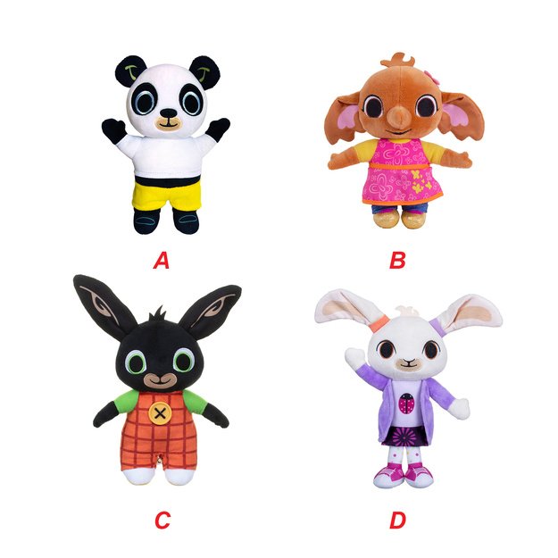 Bingo ir Sulos pliušinių žaislų rinkinys. 6