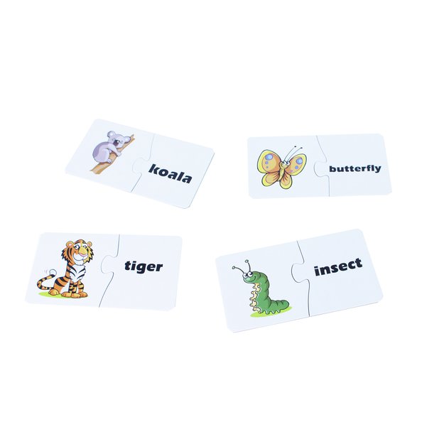 Dėlionės gyvūnai 30 detalių 3