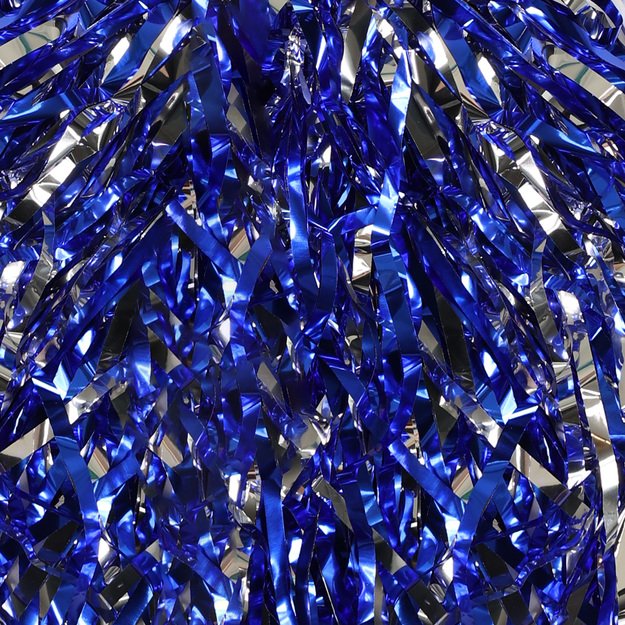 Pom pom wave blue-silver 4