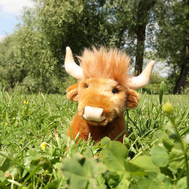 Pliušinis kalnų karvių žaislas 16 cm EKOLOGIŠKAS 5