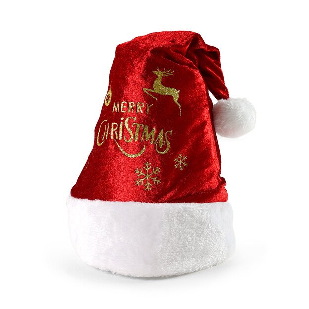 Kalėdinė kepurė su paveikslu suaugusiems 1