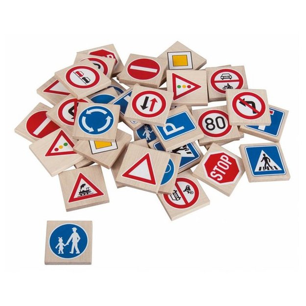Wooden Pexeso Traffic signs 1