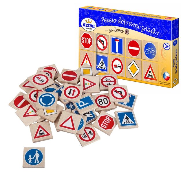 Wooden Pexeso Traffic signs 3