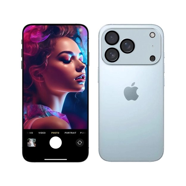 3mk „Lens Pro Full Cover“ – kameros objektyvo stiklas, skirtas „iPhone 17 Pro Max“ 1