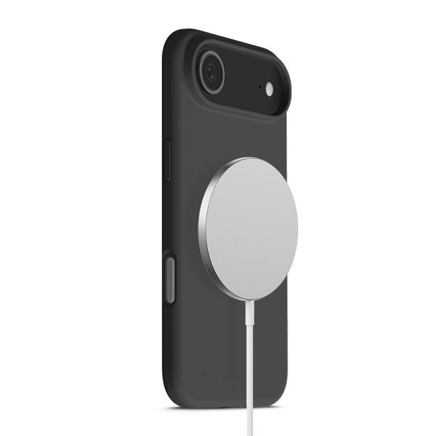 „Crong“ spalvotas magnetinis dėklas – „MagSafe iPhone Air“ dėklas (juodas)