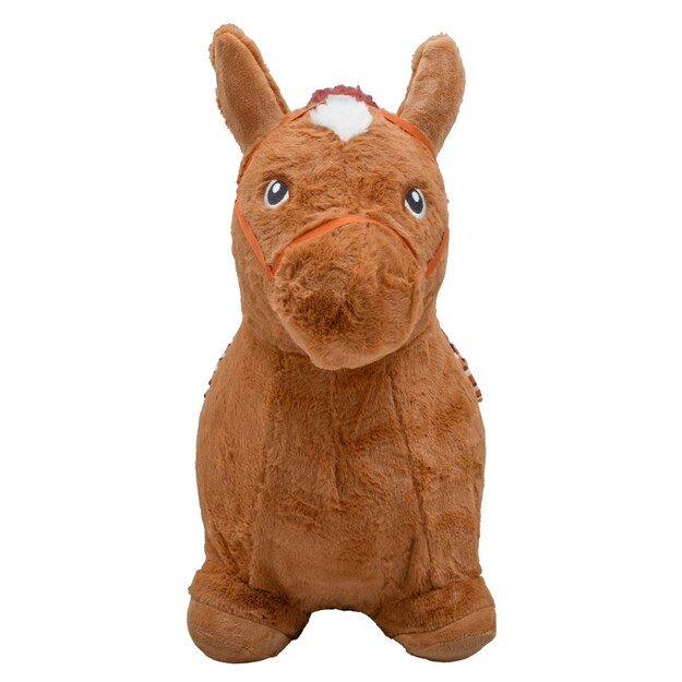 Pliušinis pripučiamas arkliukas su garsu Baby Mix Brown 6