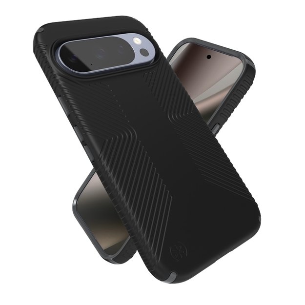 „Speck Presidio2 Grip Magnet“ dėklas, skirtas „Google Pixel 10“ / „Google Pixel 10 Pro“ (juodas / pilkas) 7