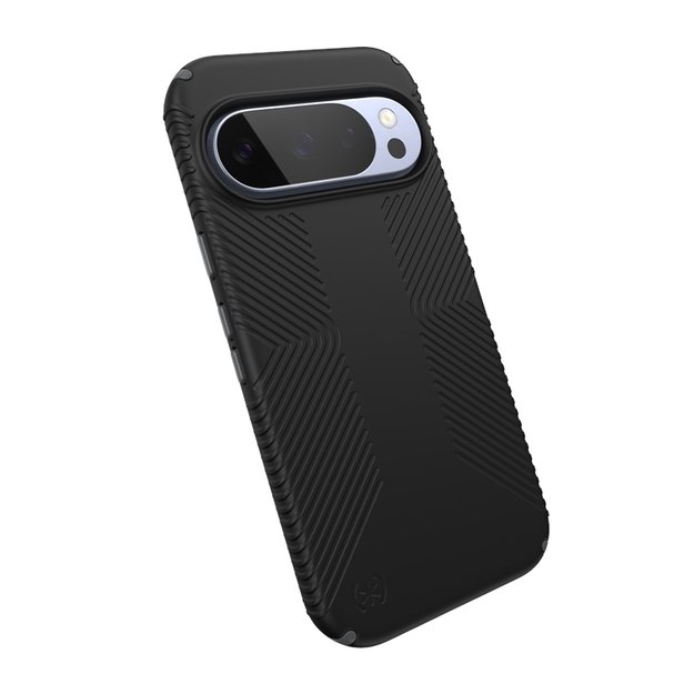 „Speck Presidio2 Grip Magnet“ dėklas, skirtas „Google Pixel 10“ / „Google Pixel 10 Pro“ (juodas / pilkas) 5