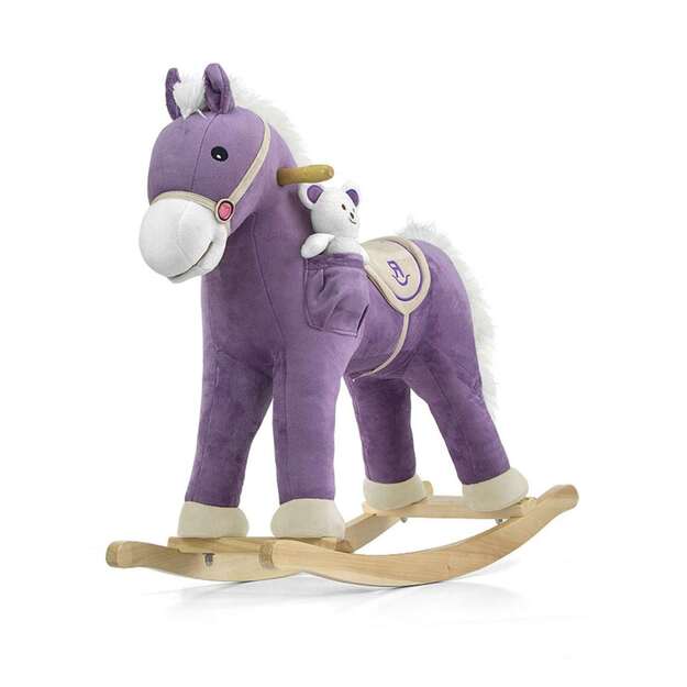 Supamasis arkliukas su melodija Milly Mally Pony violetinė