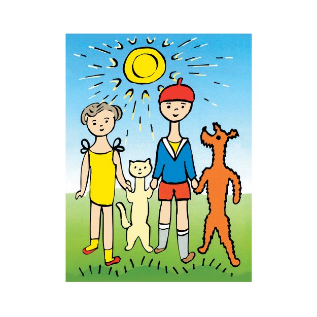 ŠUNIUKAS IR KAČIUKAS 12 medinių kubelių 8