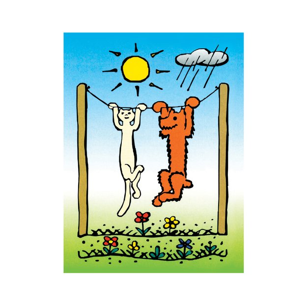 ŠUNIUKAS IR KAČIUKAS 12 medinių kubelių 2