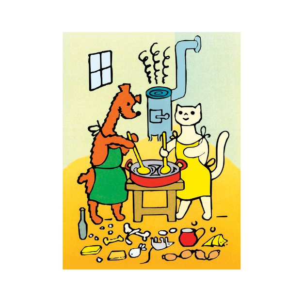 ŠUNIUKAS IR KAČIUKAS 12 medinių kubelių 3