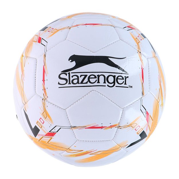 Slazenger - Futbolo r. 5 (balta / oranžinė)