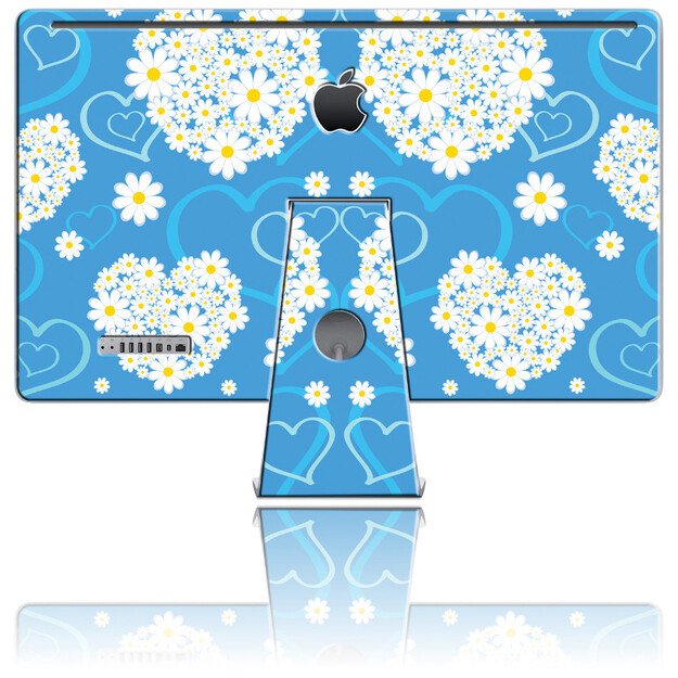 „Nexgen Skins“ su 3D efektu, skirta „iMac 27“ („Hearts and Daisies 3D“)