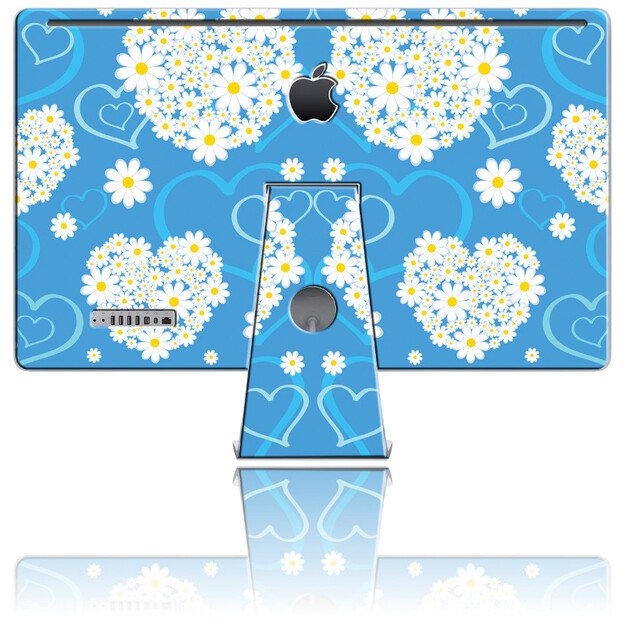 „Nexgen Skins“ su 3D efektu, skirta „iMac 27“ („Hearts and Daisies 3D“) 2