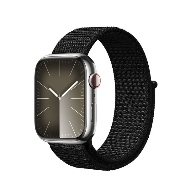 Crong Reflex sportinė juosta, skirta Apple Watch 38/40/41mm (juoda)